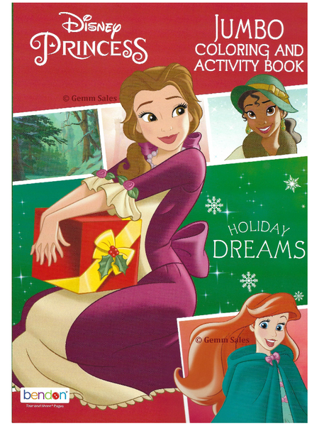 Disney Princess Jumbo Coloring Activity Book