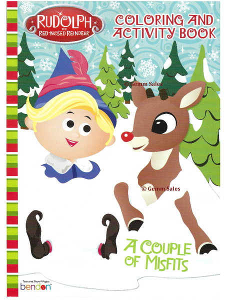 rudolph the red nosed reindeer coloring pages